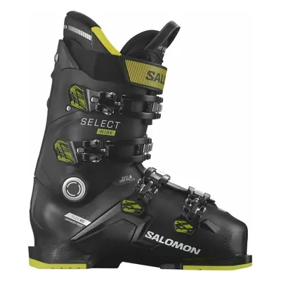 Salomon Select Wide Black/Acid Green/Beluga Botas de esquí alpino