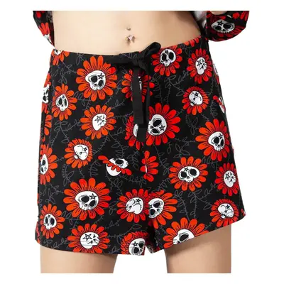 pantalones cortos para mujer (pijama) KILLSTAR - Gloom Bloom - Negro