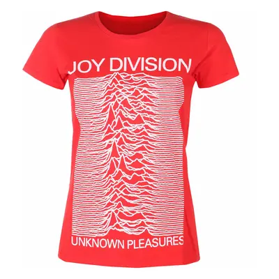 camiseta para mujer Joy Division - Unknown Pleasures FP ROJO - ROCK OFF