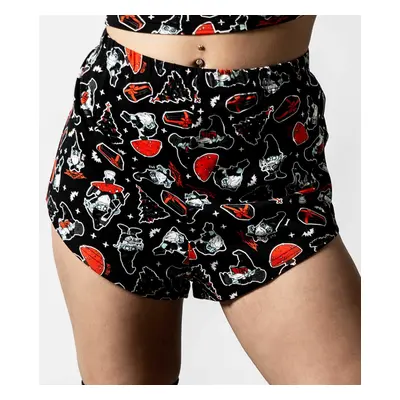 pantalones cortos (pijama) para mujer KILLSTAR - Gnomies - Negro