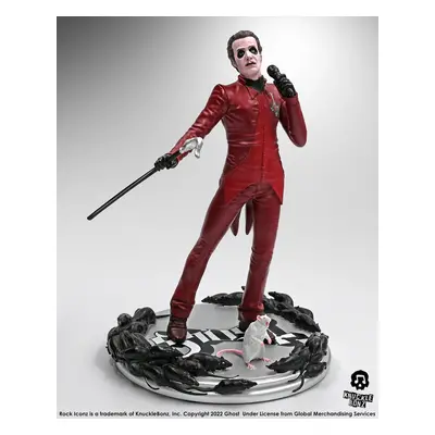 figura Ghost - Rock Iconz - Estatua Cardenal Copia Esmoquin Rojo (variantes)