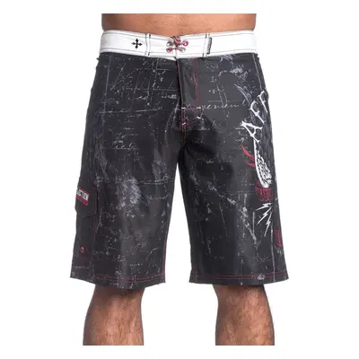 trajes de baño hombres (pantalones cortos) AFFLICTION - Wild Ala - BK