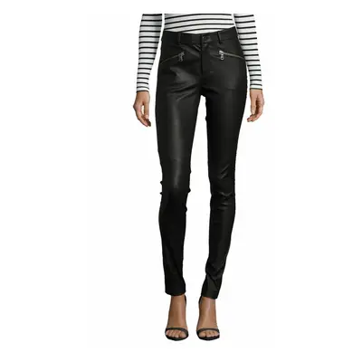 Pantalones de cuero para mujer - GW SNVV - Negro