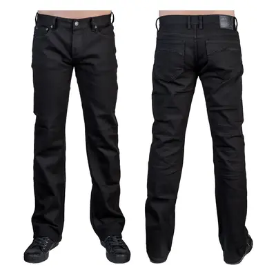 pantalones de los hombres (vaqueros) WORNSTAR - Esenciales - pionero Mezclilla negra