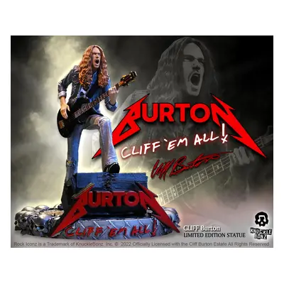 figura Cliff Burton - Rock Iconz - Cliff 'Em All