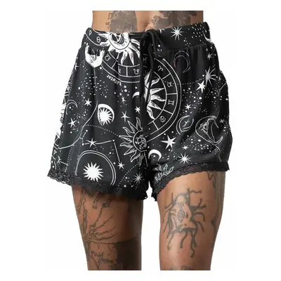 pantalones cortos para mujer (pijama) KILLSTAR - Cosmos - Negro