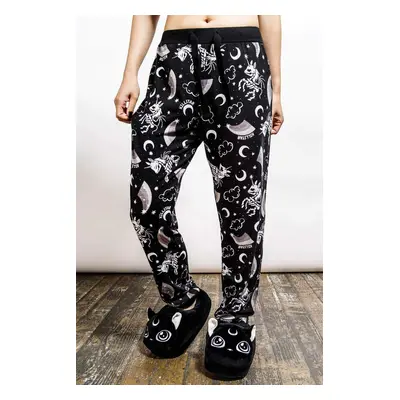 pantalones de mujer (pijama) KILLSTAR - Moonbow Lounge - Negro