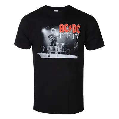 camiseta de para hombre AC/DC - Fifty Live Black