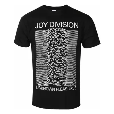 camiseta para hombre Joy Division - Unknown Pleasures - NEGRO - ROCK OFF