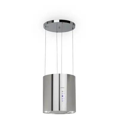 Klarstein Campana extractora de isla O35cm, recirculación m3/h, LED, filtro de carbón activo