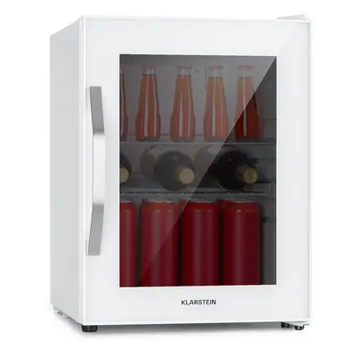 Klarstein Beersafe Quartz Nevera L estantes Puerta de cristal panorámica