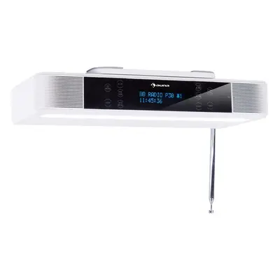 Auna KR-140 Bluetooth Radio de cocina Función manos libres DAB+ Iluminación LED Blanco