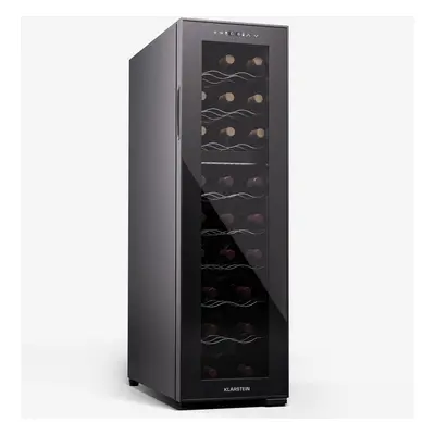 Klarstein Shiraz Duo refrigerador de vino zonas L/24 botellas °C Touch