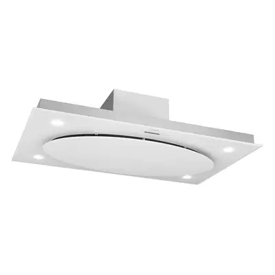 Klarstein Secret Service Campana extractora Extractor de techo W táctil de cristal con led blanc