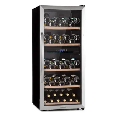 Klarstein Vinamour Duo nevera para vinos zonas L / botellas 5-18°C Touch