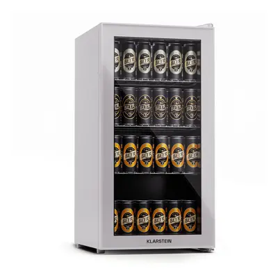 Klarstein Nevera Beersafe litros Slim, estantes, puerta de cristal panorámica