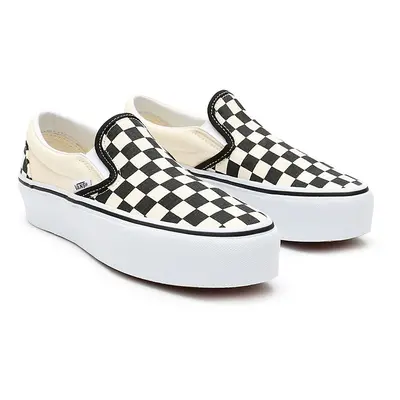 VANS Zapatillas Con Plataforma Classic Slip-on (blk&whtchckerboard/wht) Mujer Negro, Talla