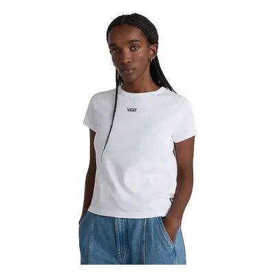 VANS Camiseta Corta Basic (blanco) Mujer Blanco, Talla