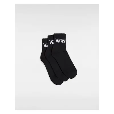 VANS Calcetines De Media Caña Classic (3 Pares) (black) Unisex Negro, Talla