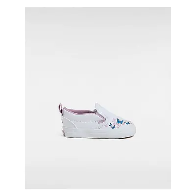 VANS Zapatillas De Bebé Slip-on Con Cierre Adherente (1-4 Años) (true White/mult) Toddler Blanco