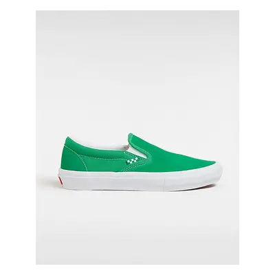 VANS Zapatillas Skate Slip-on (green/white) Unisex Verde, Talla