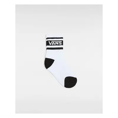 VANS Calcetines Altos De Niños Drop V De Vans, Años (1 Par) (white/black) Niños Blanco