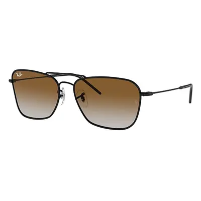 Ray-Ban CARAVAN REVERSE Gafas de sol Negro Montura Marrón Lentes