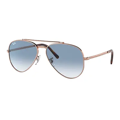 Ray-Ban NEW AVIATOR Gafas de sol Oro Rosa Montura Azul Lentes