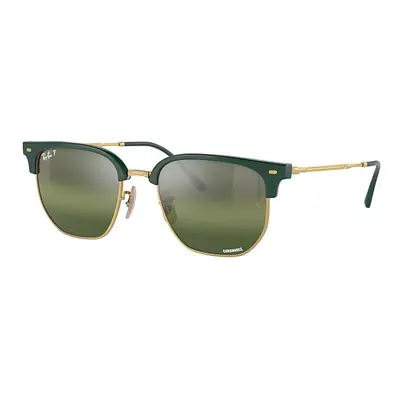 Ray-Ban NEW CLUBMASTER Gafas de sol Oro Montura Plateado Lentes polarizados