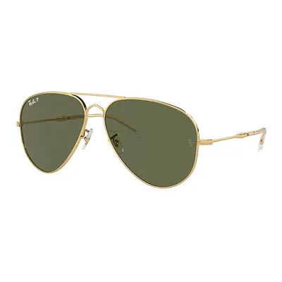 Ray-Ban OLD AVIATOR Gafas de sol Oro Arista Montura Verde Lentes polarizados