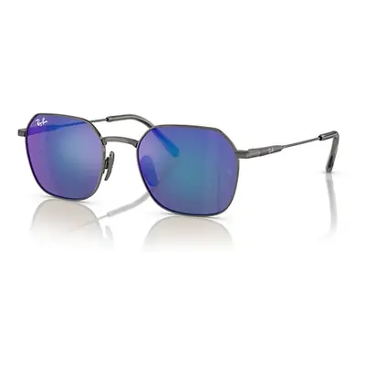 Ray-Ban JIM TITANIUM Gafas de sol Gunmetal Montura Azul Lentes polarizados