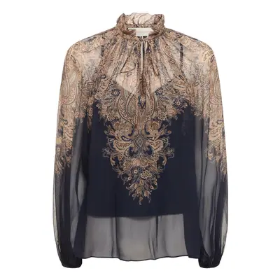 Blusa De Viscosa Estampada