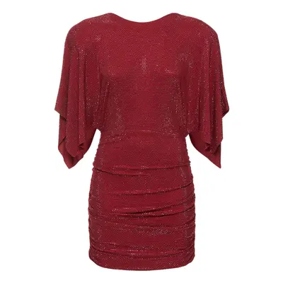 Vestido Corto De Jersey Glitter