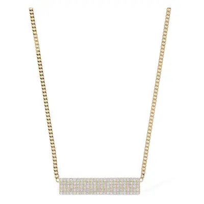 Collar Largo De Oro 18kt Y Diamantes