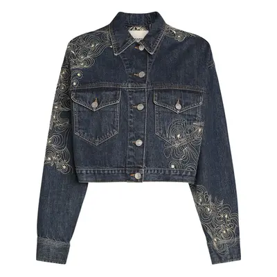 Chaqueta De Denim Bordado