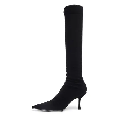 Botas Mosqueteras De Cashmere 80mm