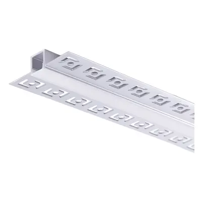 Perfíl de Aluminio para Empotrar Escayola/Pladur Tira Led 9mm - 2M