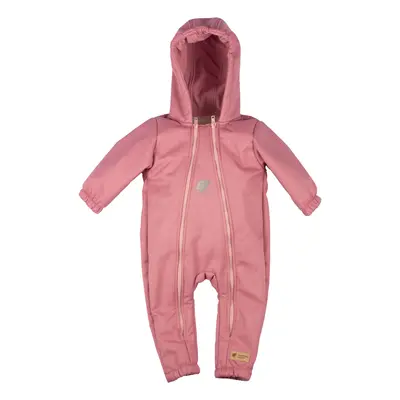 Monkey Mum® Mono de invierno infantil softshell con forro polar - Oveja rosa - tallas 62/68, 74/