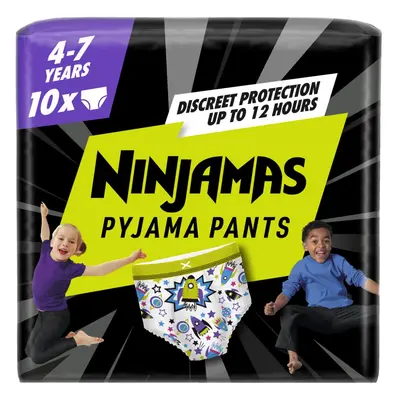 NINJAMAS Pantalones de pijama Naves espaciales, piezas, años, kg-30 kg