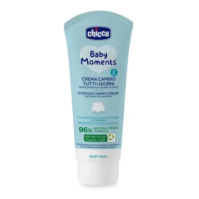 CHICCO Baby Moments crema para culitos de bebé sin perfume para todos los días 100ml, 0m+