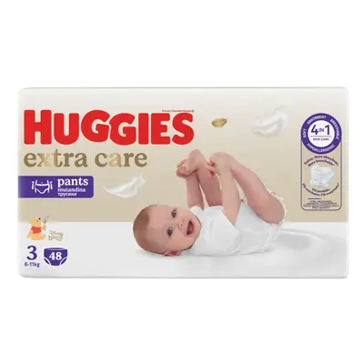 HUGGIES® Calzoncillos Pañales Desechables Calzoncillos Extra Care (6-11kg) 48uds