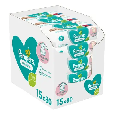 PAMPERS Toallitas húmedas sensibles Paquete de = piezas