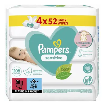 PAMPERS Sensitive 4x52 uds - toallitas húmedas