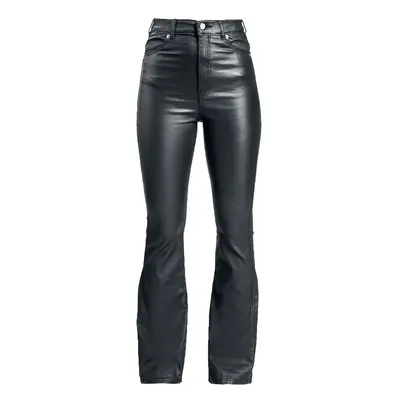 Pantalones de cuero de imitación de Dr. Denim - Moxy Flare L - para Mujer - Negro