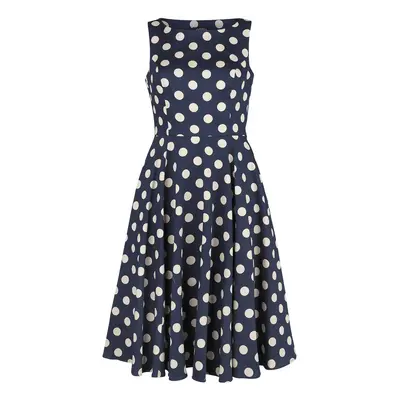 Vestidos de longitud media Rockabilly de H&R London - Zea Swing - XS 6XL - para Mujer - azul-bla