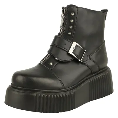 Botas Gótico de Altercore - Deneb Vegan - EU36 EU39 - para Mujer - Negro