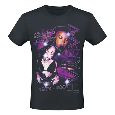 Camiseta de Aaliyah - One In A Million - M - para Hombre - Negro