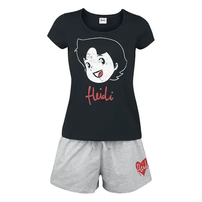 Pijama de Heidi - para Mujer - negro/gris