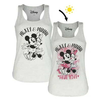 Top Disney de Micky & Minnie - Minnie Mouse - S XL - para Mujer - Gris