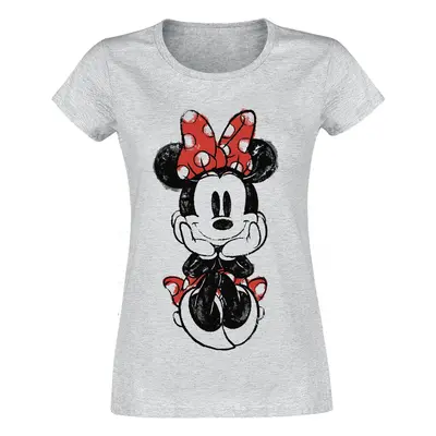 Camiseta Disney de Micky & Minnie - Minnie Mouse - S - para Mujer - Gris